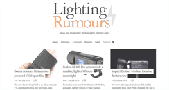 Desktop Screenshot of lightingrumours.com