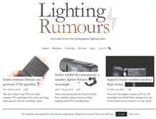 Tablet Screenshot of lightingrumours.com